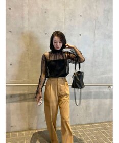 Green Parks AnriettMusee ドットチュール２ＷＡＹボウタイブラウス