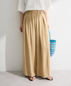 Green Parks 接触冷感イージーワイドタックパンツ