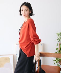 CRAFT STANDARD BOUTIQUE 洗える/UVカット/毛玉軽減 ファンクショナルニットカーディガン