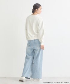 earth music&ecology チャンピオン　ハローキティ×ｅｍａｅ裏毛カーディガン