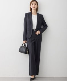 23区 L 【セットアップ着用】ファインネスウール ワイド パンツ