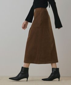 GRACE CONTINENTAL フェイクスウェードフレアスカート