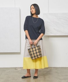 J.PRESS YORK STREET 【WOMEN】ツイストスリーブジャージ プルオーバー