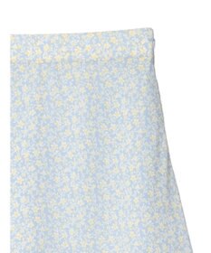 earth music&ecology フラワープリントフレアスカート