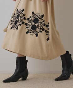 GRACE CONTINENTAL エンブロイダリーカフタンワンピース