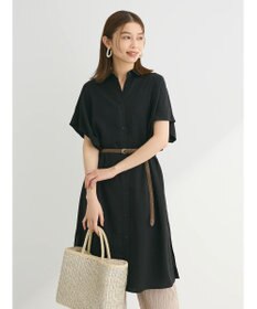 Green Parks ＳＥＴ２点　合皮ベルト＋ミディシャツワンピース