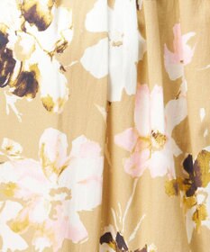 23区 【GOLD LABEL】ペインティングフラワープリント ワンピース