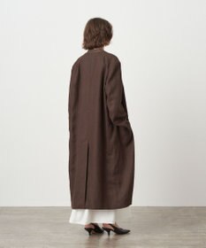 ATON HEMP SUEDE | タキシードカラーロングコート