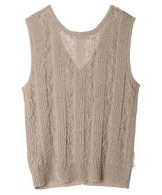 Green Parks フリンジニットベスト