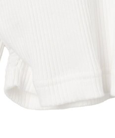 WEGO ワンポイントデザインフィンガーホールリブロンT