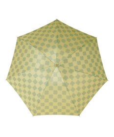槇田商店 ノルディック ドットコラージュ グリーン 折りたたみ傘