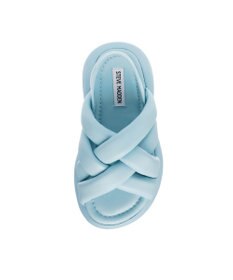 STEVE MADDEN HAZZIE 厚底パフィーストラップサンダル