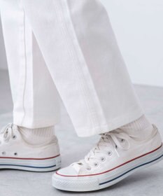 WEGO ウエストフリルマムデニムパンツ