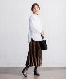 ANY 【14色展開/洗える】ウーリッシュ プリーツスカート