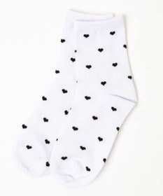 WEGO ハート総柄ソックス