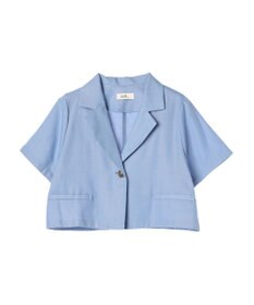 earth music&ecology リサイクルポリエステルブレンドショートシャツ