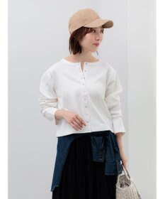 Te chichi カットソークルーネックカーディガン