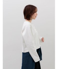 Te chichi カットソークルーネックカーディガン