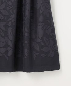 自由区 L 【セットアップ対応・洗える】フラワーオパールタックフレア スカート