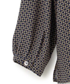 23区 【洗える】スクエアチェーンプリント ブラウス