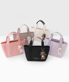 TOCCA 【ぬいぐるみチャーム付き】TOCCA AMICO CANVAS TOTE キャンバストート