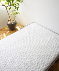 京和晒綿紗 ガーゼ敷パッド (脱脂綿入り) 4層  ダブルサイズ(140×210)