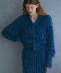 NAVE 【ReNAVE・洗える】メルティーシャギーニット カーディガン