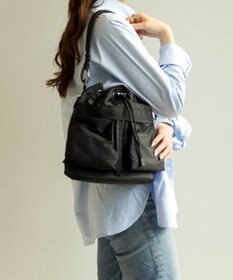 ACE BAGS & LUGGAGE JEWELNA by Jewelna Rose ナイロン巾着バッグ 16201 軽量 2WAY ハンドバッグ ショルダーバッグ