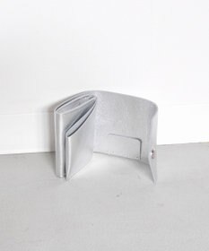 blancle メタリックレザー 三つ折りウォレット