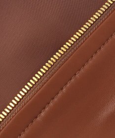 BEIGE， 【andGIRL 秋号掲載】CLYDE / ステッチデザインラムレザーブルゾン