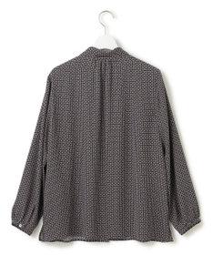 23区 【洗える】スクエアチェーンプリント ブラウス