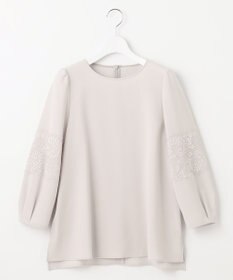 23区 【セットアップ対応】トリアセダブルジョーゼット ブラウス