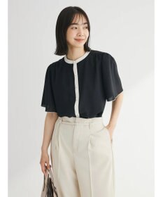 Green Parks ・ＥＬＥＮＣＡＲＥ　ＤＵＥ　バイカラーブラウス