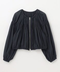 GRACE CONTINENTAL ギャザータフタブルゾン