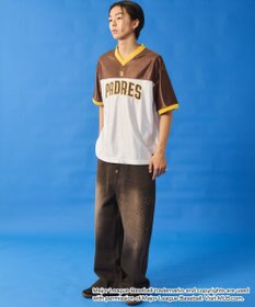 WEGO 【ユニセックス着用ITEM】別注MLBメッシュゲームグラフィックT（SS）
