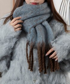 WEGO 【ユニセックス着用ITEM】ワイドフリンジストール