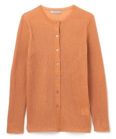 UNFILO シアーリブ ニットカーディガン