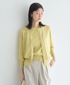 YECCA VECCA 【マシンウォッシャブル】カーディガン