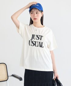 earth music&ecology シャーリングロゴTシャツ
