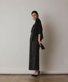 GRACE CONTINENTAL ラメリブシアーニットカーディガン