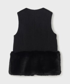 GRACE CONTINENTAL モヘアシャギーベスト