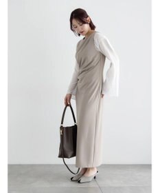 Te chichi ドレープ I ラインワンピース【AOYAMA FASHION ASSOCIATION × Te chichi】