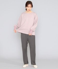 SHARE PARK LADIES 【洗える】アンティークサテンプリーツパンツ