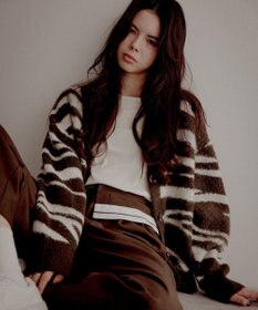 CRAFT STANDARD BOUTIQUE アニマルジャカードニットカーディガン