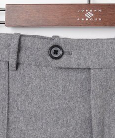 JOSEPH ABBOUD 【ウエストも伸びる！/ハイパワーストレッチ/洗える】2WAYストレッチ メルトンジャージーパンツ
