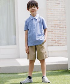 J.PRESS KIDS 【140-170㎝】コットンストレッチ ショートパンツ