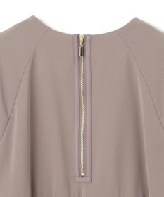 BEIGE， 【洗える】ACHILLEA / ペプラムバックファスナーブラウス