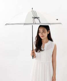 AURORA 【 Beaurance （ビューランス）】コード刺しゅう晴雨兼用パラソル傘（長傘）