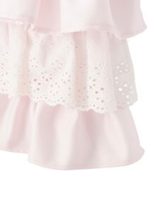 Maison de FLEUR サテンフロントフリルスクエアトートバッグ