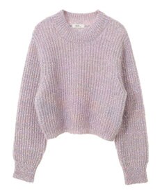 earth music&ecology ブラッシュヤーンニットプルオーバー